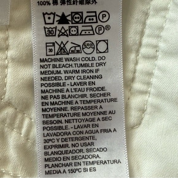 Levi's® Premium Wedgie Straight Fit Jeans Size 27 White - Picture 8 of 13